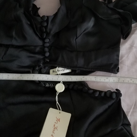 🚫SOLD🚫NWT FL&L ASYMMETRICAL RUFFLE MINI DRESS - Picture 8 of 8